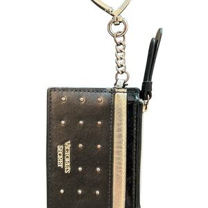 Victoria's Secret Black Wallet with Gold Accents